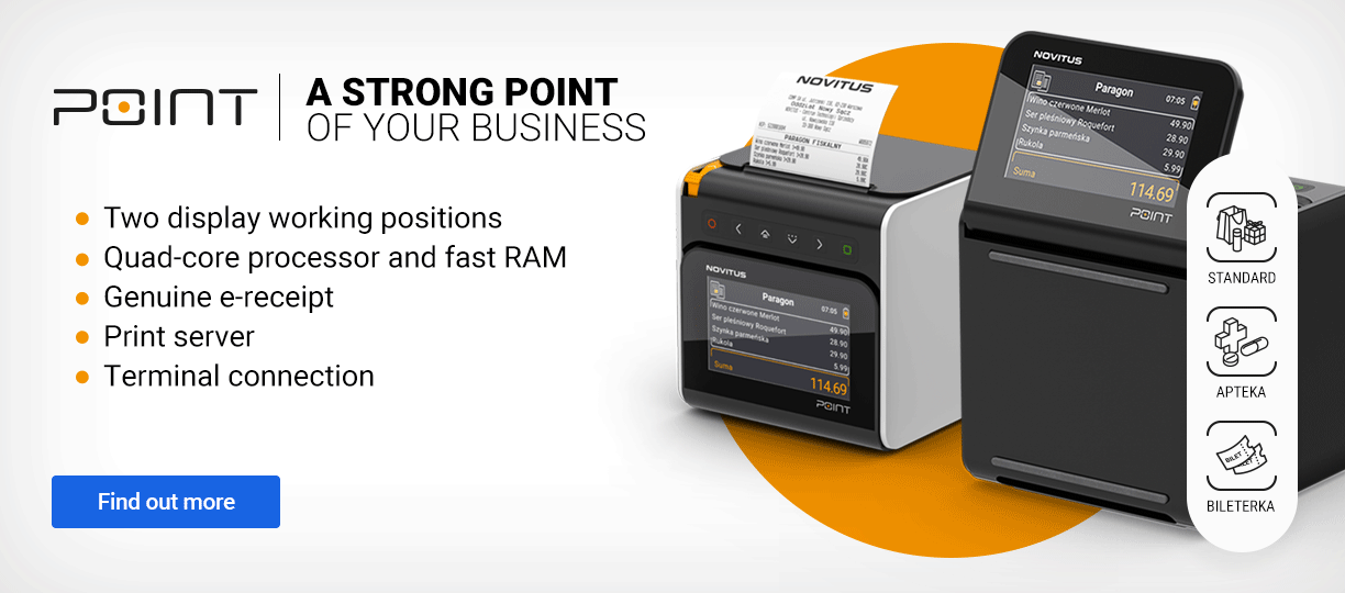 Premiere of the newest Novitus fiscal printer!